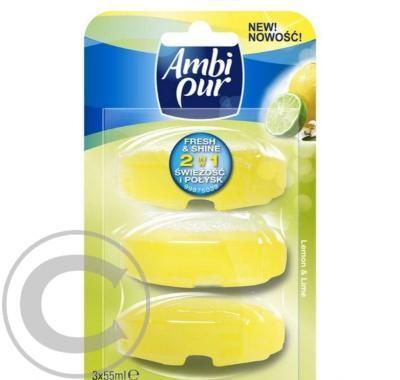 Ambi Pur WC blok náhradní náplň 3x55ml Lemon Lime, Ambi, Pur, WC, blok, náhradní, náplň, 3x55ml, Lemon, Lime