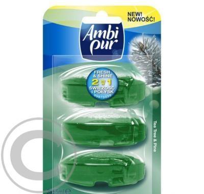 Ambi Pur WC blok náhradní náplň 3x55ml TeaTree, Ambi, Pur, WC, blok, náhradní, náplň, 3x55ml, TeaTree