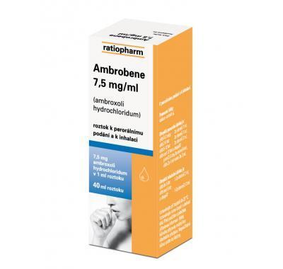 AMBROBENE 7.5 MG/ML  1X40ML Roztok, AMBROBENE, 7.5, MG/ML, 1X40ML, Roztok