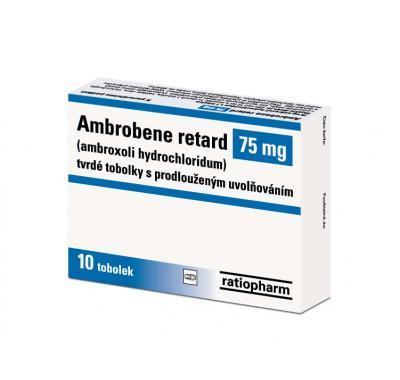 AMBROBENE RETARD 75 MG  10X75MG Tobolky, AMBROBENE, RETARD, 75, MG, 10X75MG, Tobolky