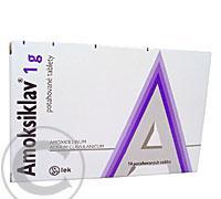 AMOKSIKLAV 1 G  14X1GM Potahované tablety, AMOKSIKLAV, 1, G, 14X1GM, Potahované, tablety