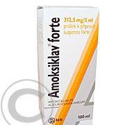 AMOKSIKLAV FORTE 312,5 MG/5ML SUSPENZE  100ML Prášek pro suspenzi, AMOKSIKLAV, FORTE, 312,5, MG/5ML, SUSPENZE, 100ML, Prášek, suspenzi