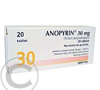 ANOPYRIN 30 MG  20X30MG Tablety, ANOPYRIN, 30, MG, 20X30MG, Tablety