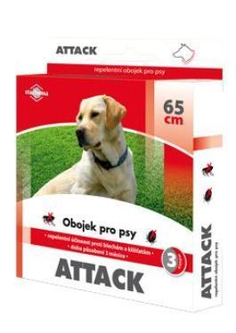 Antiparazitární obojek Attack 65cm pes, Antiparazitární, obojek, Attack, 65cm, pes