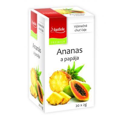APOTHEKE Ananas a papája 20x2 g, APOTHEKE, Ananas, papája, 20x2, g