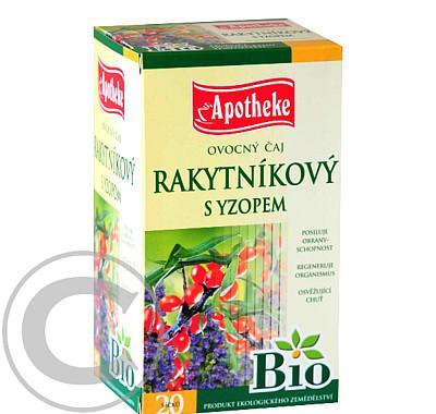 Apotheke BIO Rakytníkový s yzopem čaj 20x2.5g, Apotheke, BIO, Rakytníkový, yzopem, čaj, 20x2.5g