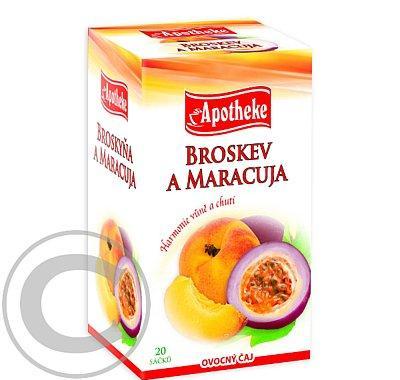 Apotheke Broskev a maracuja čaj n. sáčky 20x2g, Apotheke, Broskev, maracuja, čaj, n., sáčky, 20x2g