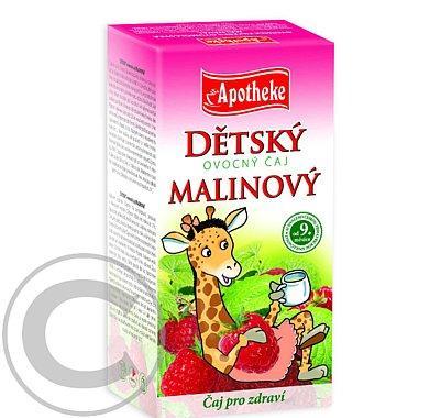 Apotheke Dětský ovocný čaj malinový 20x2g