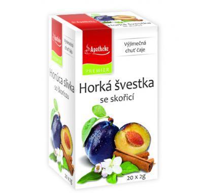 Apotheke Horká švestka se skořicí čaj 20x2g, Apotheke, Horká, švestka, se, skořicí, čaj, 20x2g