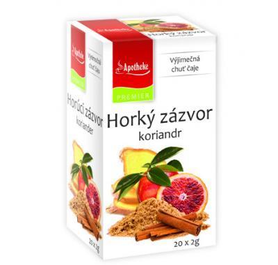 Apotheke Horký zázvor a koriandr čaj 20x2g