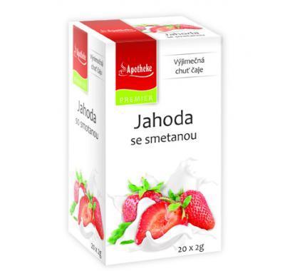 Apotheke Jahoda se smetanou čaj 20x2g, Apotheke, Jahoda, se, smetanou, čaj, 20x2g