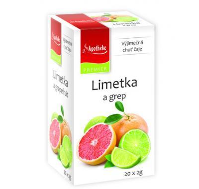 APOTHEKE Limetka a grep 20x2 g, APOTHEKE, Limetka, grep, 20x2, g