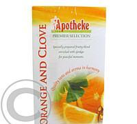 Apotheke Pomeranč   hřebíček s ginkgem čaj 20 x 2 g nálev. sáčky, Apotheke, Pomeranč, , hřebíček, ginkgem, čaj, 20, x, 2, g, nálev., sáčky