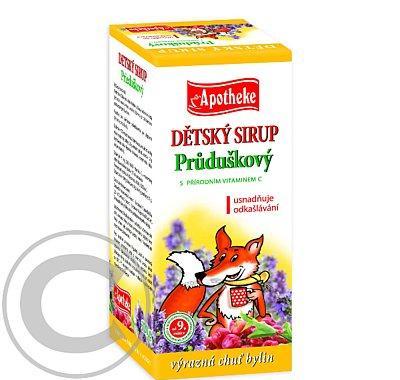 Apotheke sirup dětský průduškový s vitamínem C 320g, Apotheke, sirup, dětský, průduškový, vitamínem, C, 320g