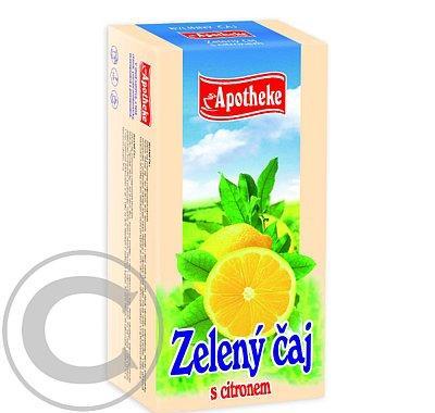 Apotheke Zelený čaj s citronem 20x1.5 g nálevové sáčky, Apotheke, Zelený, čaj, citronem, 20x1.5, g, nálevové, sáčky