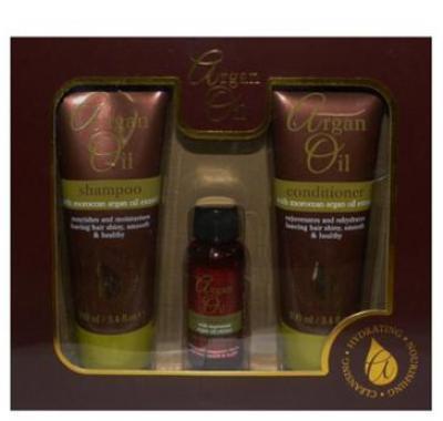 Argan Oil sada - Šampon   Kondicionér 100 ml   Vlasové sérum 30 ml