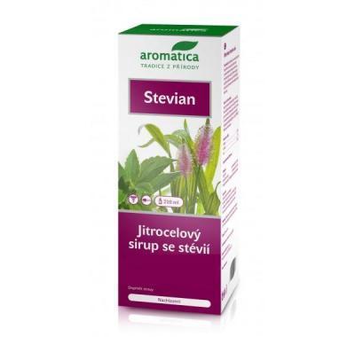 AROMATICA stevian sirup s přírodním sladidlem 210 ml
