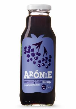 Arónie sirup BIO 380g, Arónie, sirup, BIO, 380g