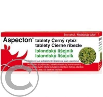 ASPECTON tablety na kašel černý rybíz 60 ks