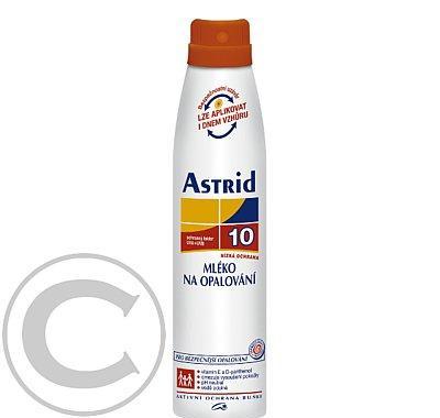 ASTRID mléko na opalování F10, ve spreji 200 ml