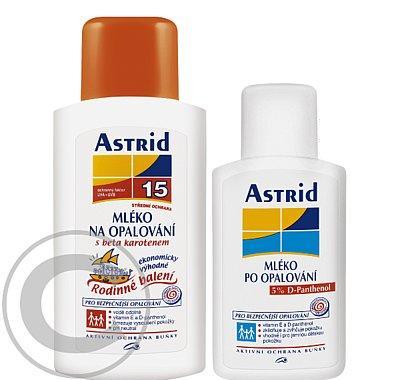 ASTRID mléko na opalování F15 s betakarotenem 400 ml mléko po opalování 200 ml, ASTRID, mléko, opalování, F15, betakarotenem, 400, ml, mléko, po, opalování, 200, ml