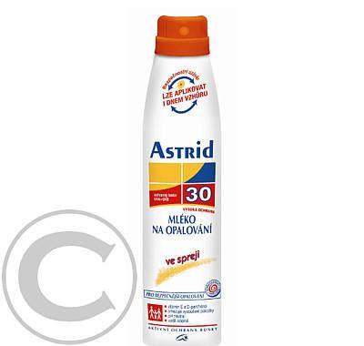 Astrid mléko na opalování ve spreji F30 200ml, Astrid, mléko, opalování, ve, spreji, F30, 200ml