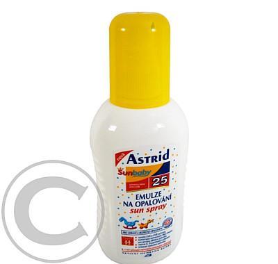 Astrid sun spray emulze na opalování pro děti F25 200ml, Astrid, sun, spray, emulze, opalování, děti, F25, 200ml