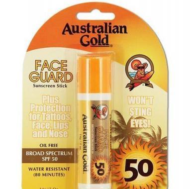 AUSTRALIAN GOLD Face Guard Sunscreen Stick 14 g Na opalování SPF50, AUSTRALIAN, GOLD, Face, Guard, Sunscreen, Stick, 14, g, Na, opalování, SPF50