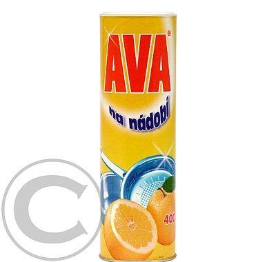 Ava na nádobí písek,400g-pap obal(žlutá), Ava, nádobí, písek,400g-pap, obal, žlutá,