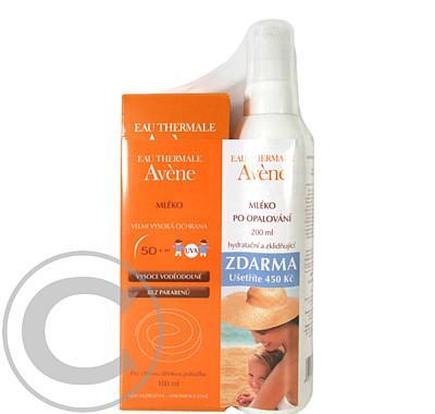 AVENE Lait SPF50  enf 100ml Lait repar 200ml, AVENE, Lait, SPF50, enf, 100ml, Lait, repar, 200ml