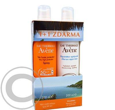 AVENE Spray SPF 50  200ml Lait repar 200ml : VÝPRODEJ