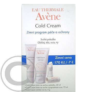 Avene zimní program Cold cream 50 ml   krém na ruce 75 ml   tyčinka na rty 4 g