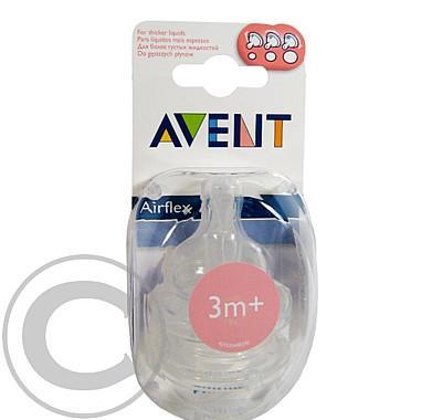 AVENT Dudlík silik.Airflex variabilní průtok 2ks, AVENT, Dudlík, silik.Airflex, variabilní, průtok, 2ks