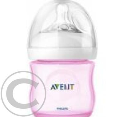 AVENT Láhev 125 ml Natural růžová 1ks, AVENT, Láhev, 125, ml, Natural, růžová, 1ks