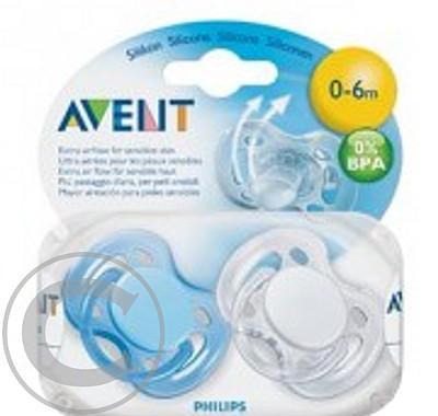 AVENT Šidítko SENSITIVE 0-6m.bez BPA 2ks, AVENT, Šidítko, SENSITIVE, 0-6m.bez, BPA, 2ks