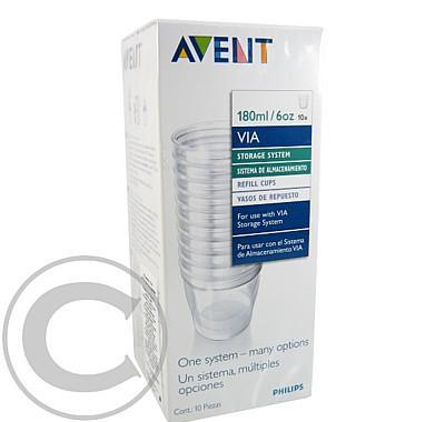 AVENT VIA Pohárky 10ks 180ml, AVENT, VIA, Pohárky, 10ks, 180ml