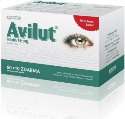 AVILUT lutein 12mg tbl.60   10 ZDARMA