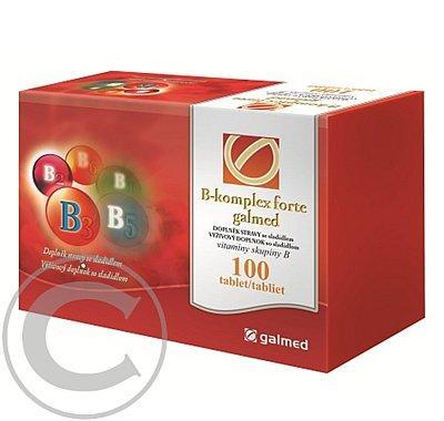 B-komplex forte Galmed tbl 100, B-komplex, forte, Galmed, tbl, 100