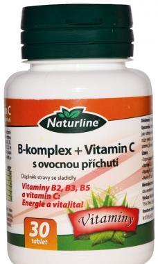 B-komplex vitamín C 30 tobolek, B-komplex, vitamín, C, 30, tobolek