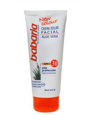 Babaria Facial Sun Cream SPF30 100ml Ochranný krém na obličej, Babaria, Facial, Sun, Cream, SPF30, 100ml, Ochranný, krém, obličej