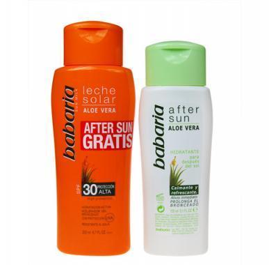 Babaria Sun Protection SPF30 350ml 200ml Sun Milk Aloe Vera SPF30   150ml After Sun