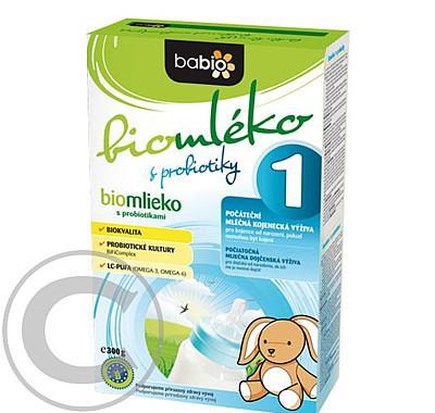 BABIO Biomléko 1 počáteční kojenecká  výživa 300g, BABIO, Biomléko, 1, počáteční, kojenecká, výživa, 300g