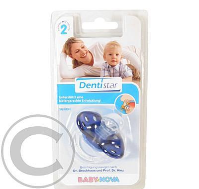 BABY NOVA dudlík Dentistar v.2 kroužek-se zoubky