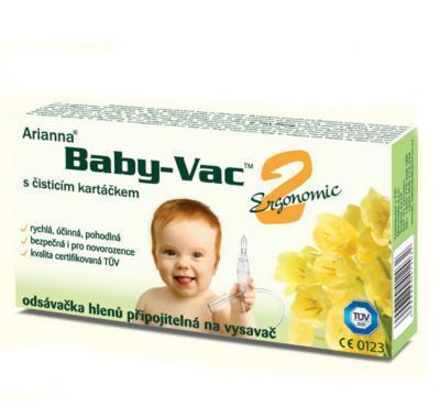 Baby-Vac 2 Ergonomic Arianna odsávačka s čisticím kartáčkem
