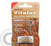 Balzám na rty vitamínový UV 15 Med 4.5g, Balzám, rty, vitamínový, UV, 15, Med, 4.5g