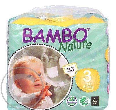 BAMBO Nature Midi plenkové kalhotky 5 - 9 kg 33 ks, BAMBO, Nature, Midi, plenkové, kalhotky, 5, 9, kg, 33, ks