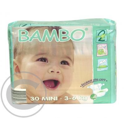 BAMBO Nature Mini plenkové kalhotky 3 - 6 kg 30 ks, BAMBO, Nature, Mini, plenkové, kalhotky, 3, 6, kg, 30, ks