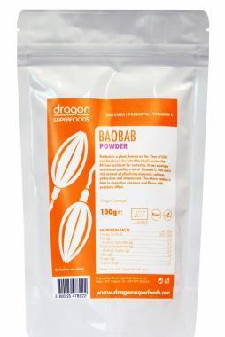 Baobab prášek 100g BIO , RAW