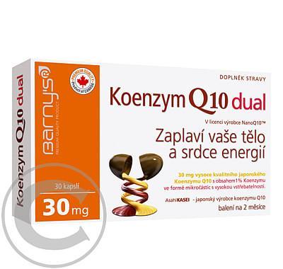 Barny´s Koenzym Q10 dual 30mg 30cps, Barny´s, Koenzym, Q10, dual, 30mg, 30cps