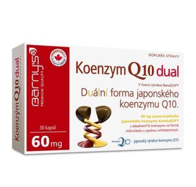 Barny´s Koenzym Q10 dual 60mg 30cps, Barny´s, Koenzym, Q10, dual, 60mg, 30cps